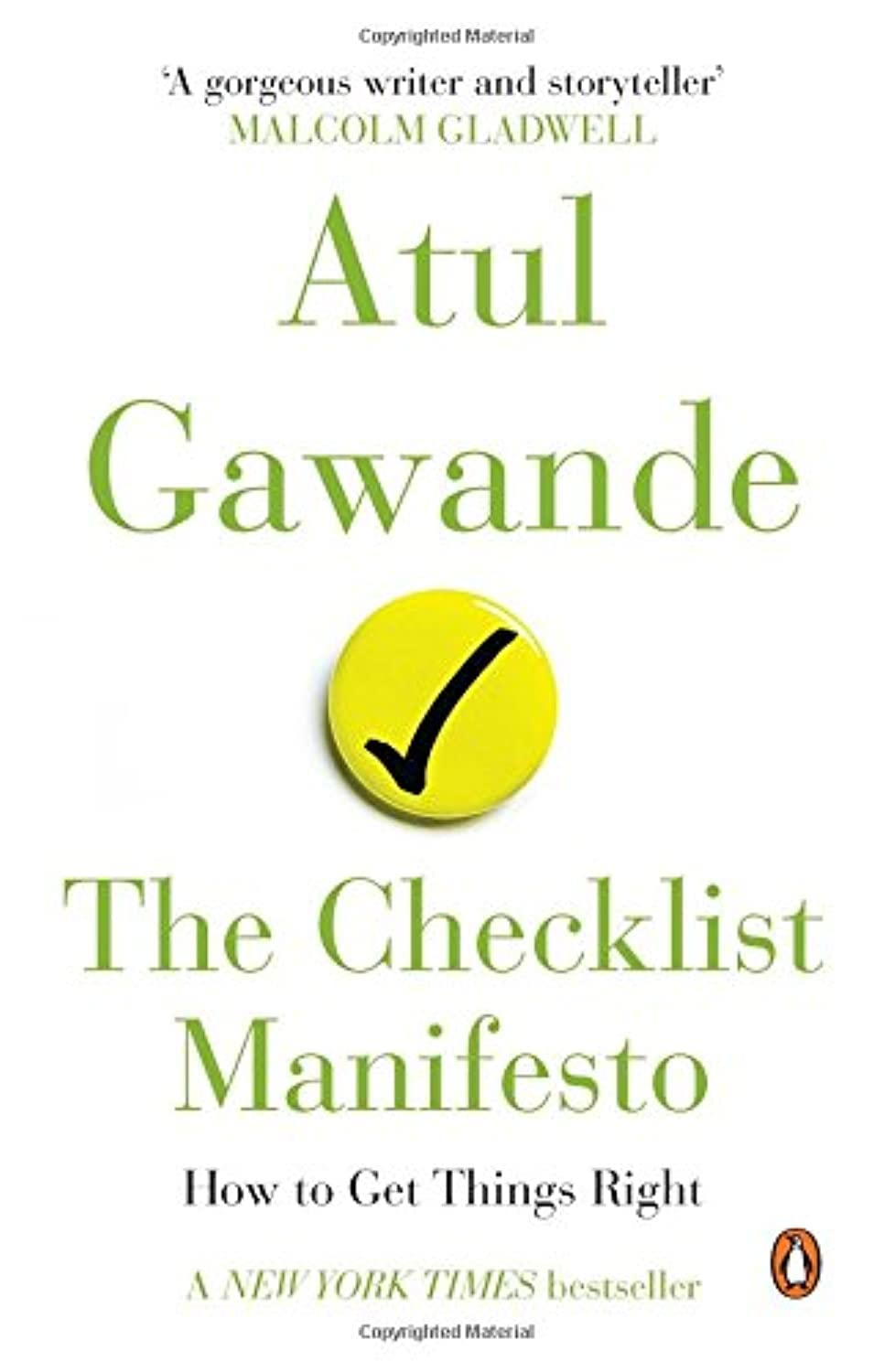 The Checklist Manifesto cover